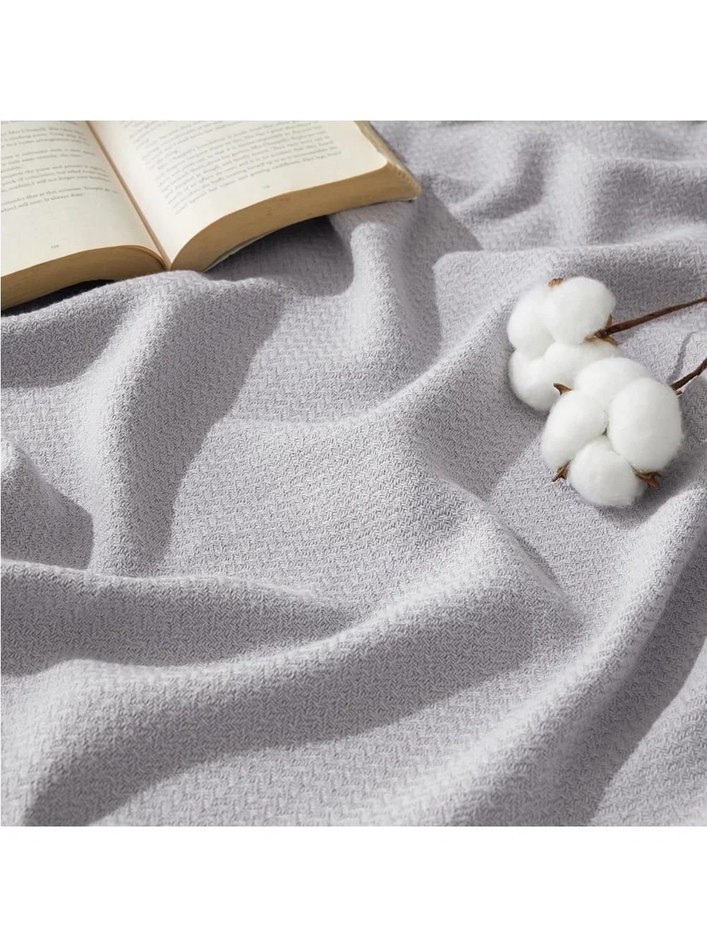 NEW Bedsure GentleSoft 100% Cotton Blanket King Size. Breathable and Lightweight